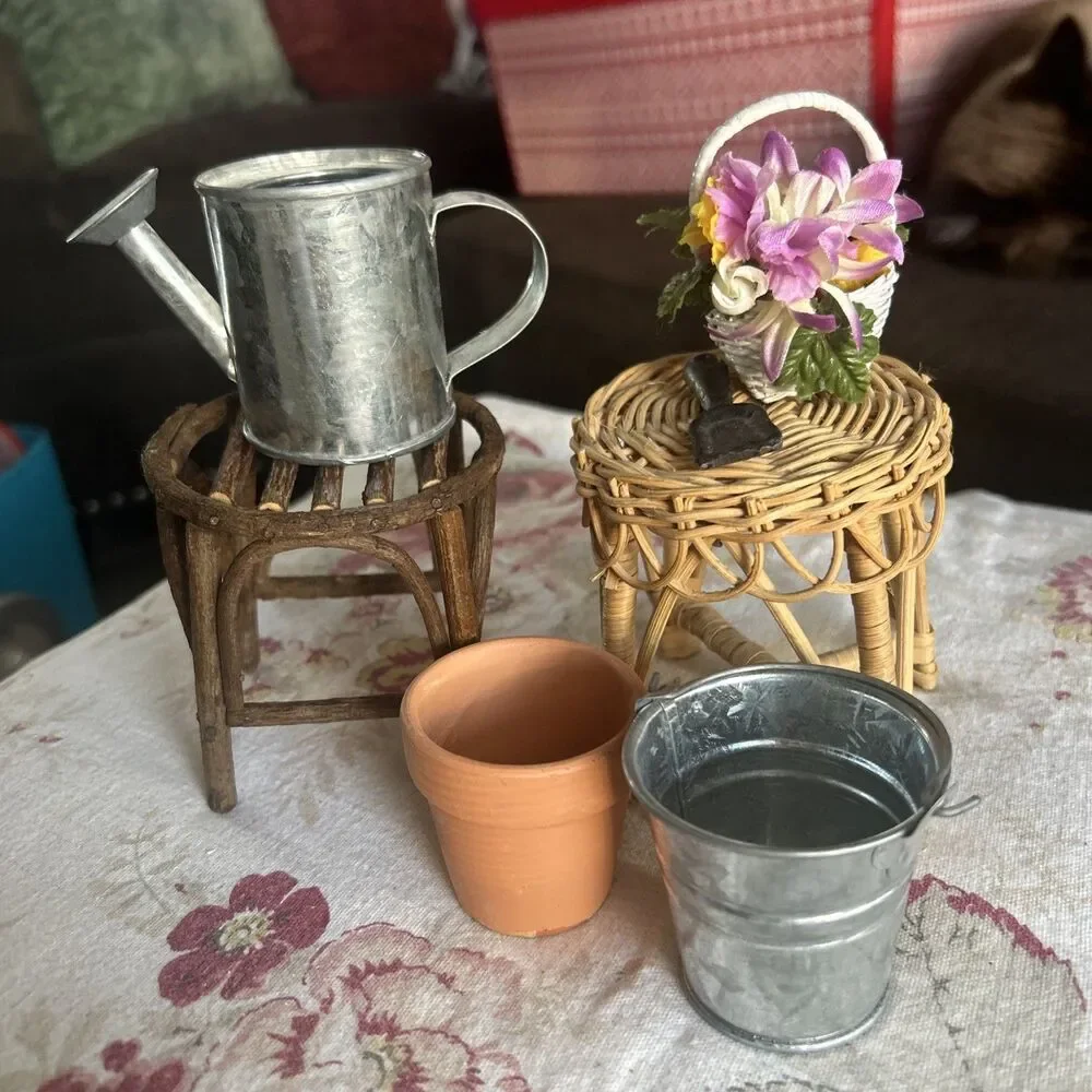 Vintage Doll Accessories Gardening Themed